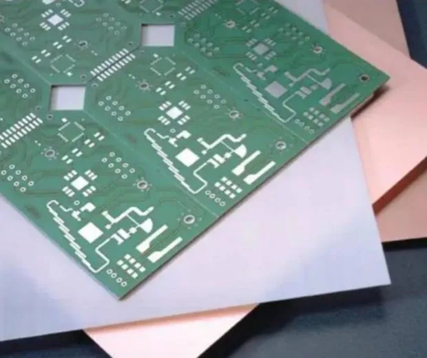 A bare PCB board, Prepreg and CCL