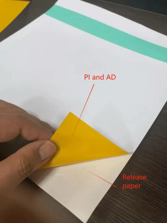 White Flex PCB Coverlay Stackup