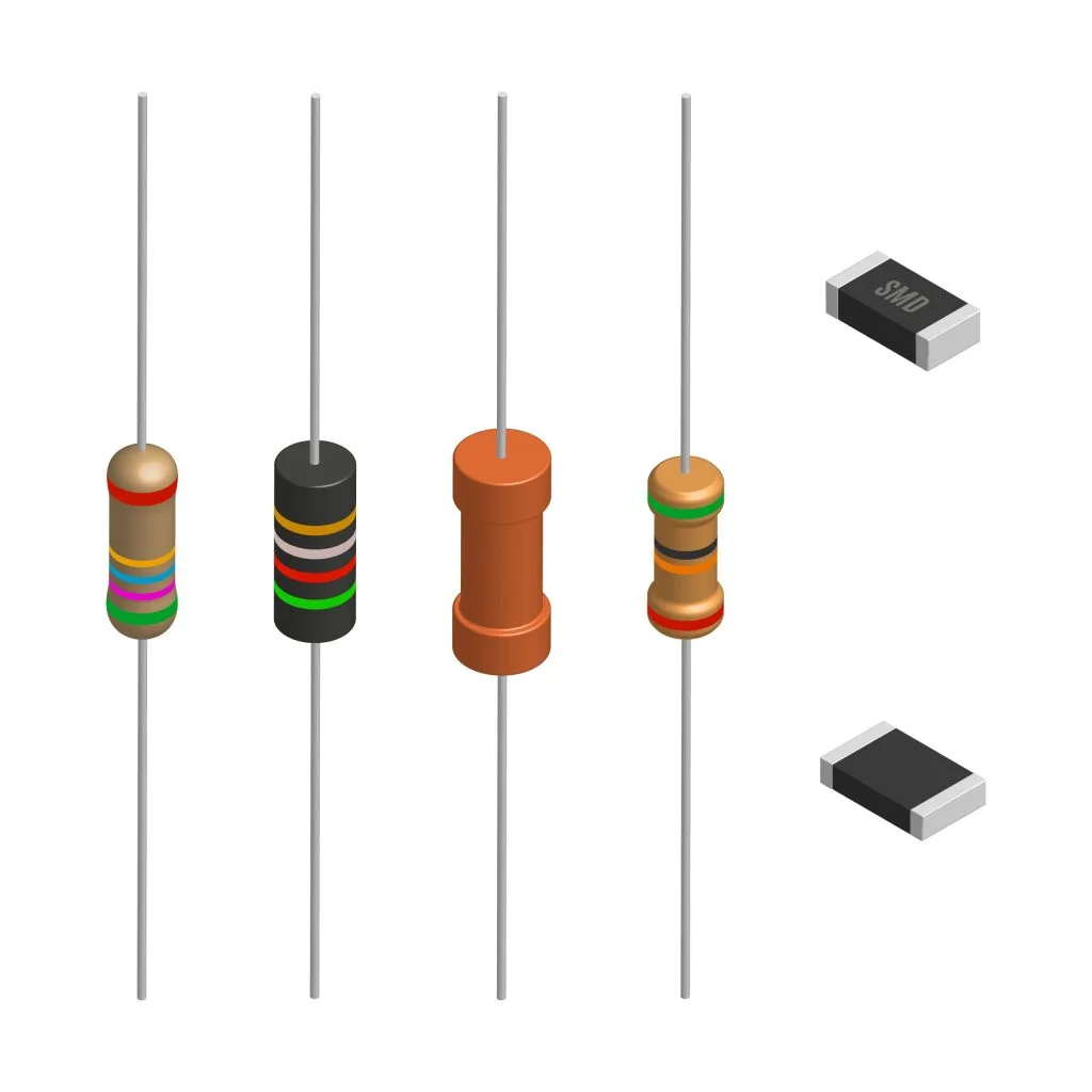 SMD and Through Hole Components