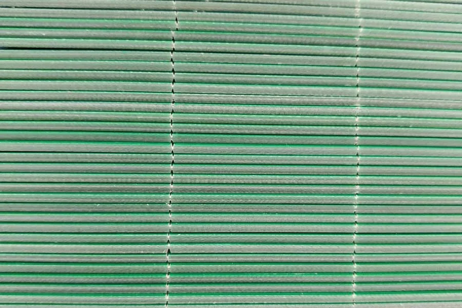 Cross-section after v-cut
